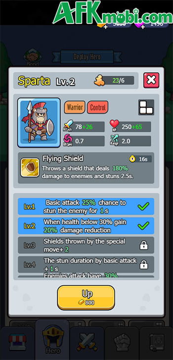 Gầy dựng những trận hình anh hùng để đối mặt các đợt kẻ thù với game Adventurer Alliance 4