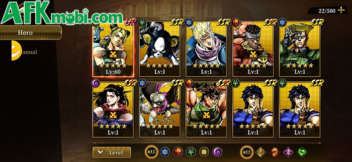 Adventure: Undying Diamond game đấu tướng rảnh tay lấy chủ đề từ bộ Jojo’s Bizarre Adventure 5