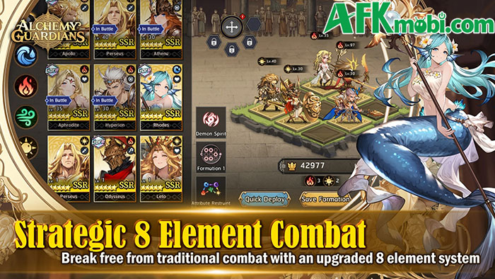 Alchemy Guardians game đấu tướng chiến thuật lấy chủ đề thần thoại Hy Lạp cổ đại 0