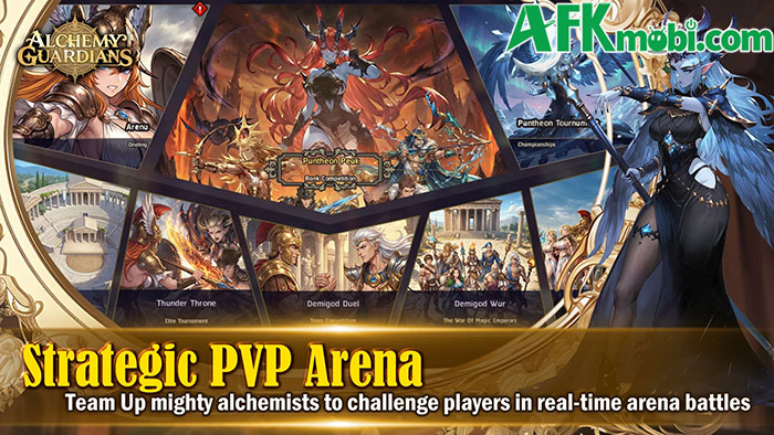 Alchemy Guardians game đấu tướng chiến thuật lấy chủ đề thần thoại Hy Lạp cổ đại 3