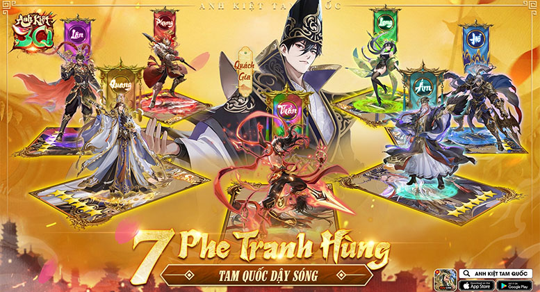 Anh Kiệt Tam Quốc game đấu tướng chiến thuật cập bến thị trường Việt Nam