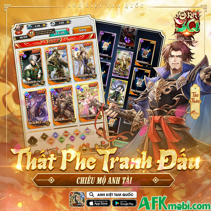 Anh Kiệt Tam Quốc game đấu tướng chiến thuật cập bến thị trường Việt Nam 2