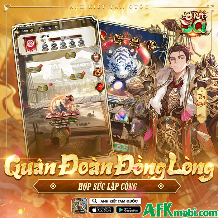 Anh Kiệt Tam Quốc game đấu tướng chiến thuật cập bến thị trường Việt Nam 3