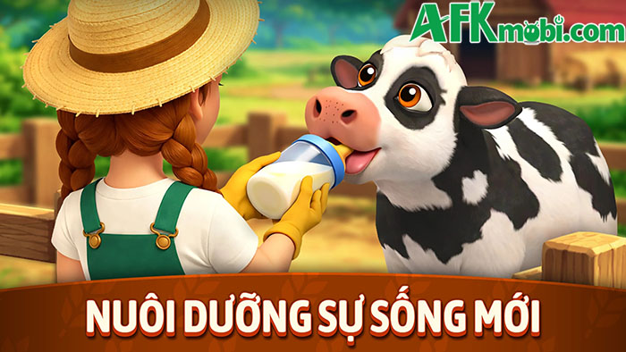 Xây dựng nông trại trong mơ của bạn tại game mô phỏng Animal Farm Life: Town Farming 1