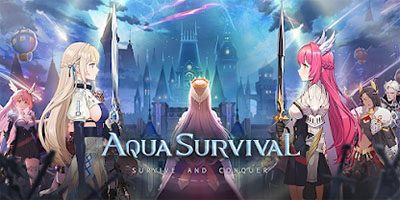 Aqua Survival game mô phỏng chiến thuật mang phong cách đồ họa hoạt hình Nhật Bản