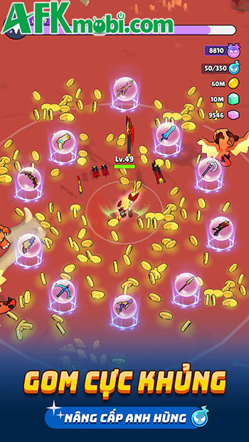 Săn bọn quái vật để phát triển nhân vật trong game Arcane Hunter: Thợ Săn Linh Hồn 2