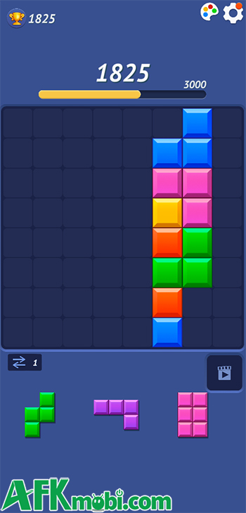 Blocky Blast Puzzle game giải đố xếp khối thành đầy hàng được lấy cảm hứng từ Tetris 0