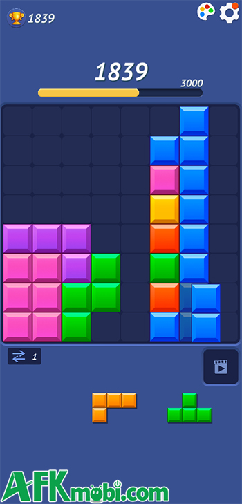 Blocky Blast Puzzle game giải đố xếp khối thành đầy hàng được lấy cảm hứng từ Tetris 1