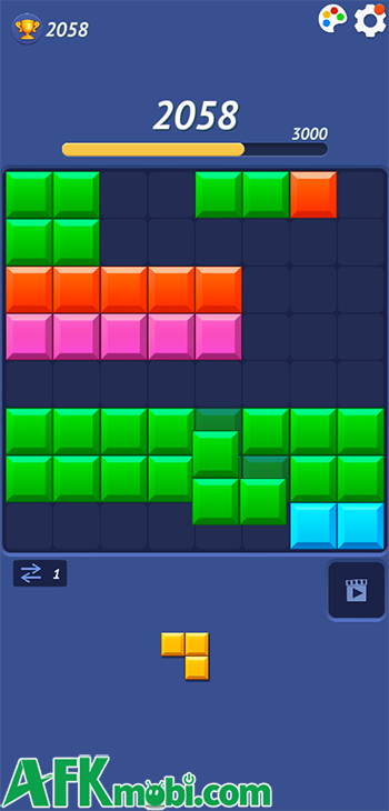 Blocky Blast Puzzle game giải đố xếp khối thành đầy hàng được lấy cảm hứng từ Tetris 3
