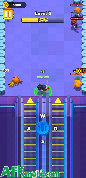 Tiêu diệt bọn quái vật, kẻ thù để vượt qua các căn phòng trong Brawl Stars Brave Adventure 0