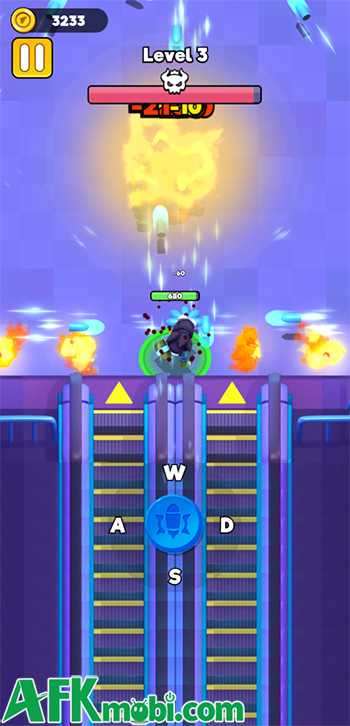 Tiêu diệt bọn quái vật, kẻ thù để vượt qua các căn phòng trong Brawl Stars Brave Adventure 3