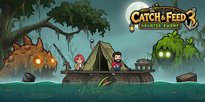 Săn bắt hải sản tại một đầm lầy kỳ quái trong game Catch & Feed 3: Haunted Swamp