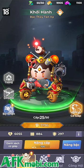 Mech Assemble: Zombie Swarm được Gamota cho ra mắt tại Việt Nam với tên Cơ Giáp Vô Hạn 4