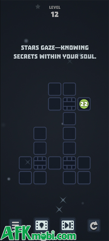 Kéo các đường màu để lắp đầy hết toàn bộ ô trong game giải đố Cosmos Lines 0