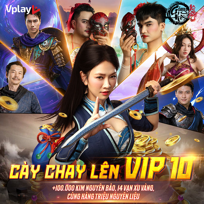 Chị Phiến, Lê Bống, Mạc Văn Khoa cùng dàn đại sứ game quy tụ trong Giang Hồ Kỳ Ngộ - Vplay 1
