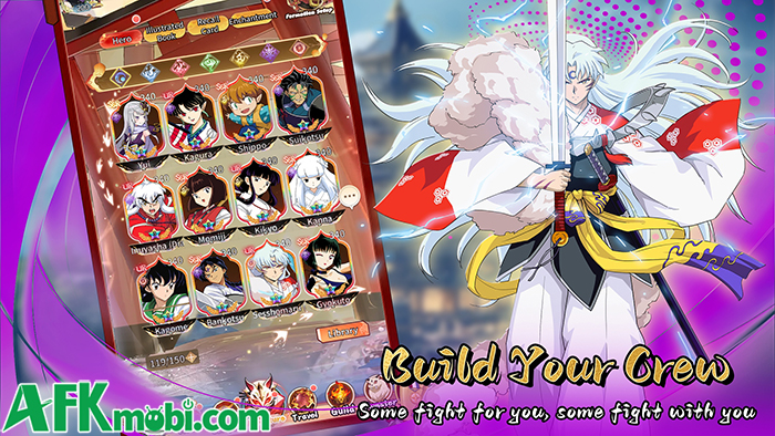 Demon Fang Hunter game đấu tướng chiến thuật rảnh tay lấy chủ đề từ bộ InuYasha 0