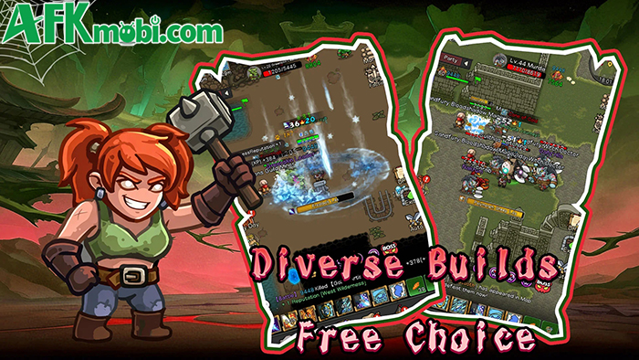 For Glory: Idle RPG game MMORPG 2D được lấy cảm hứng từ series Warcraft nổi tiếng 1