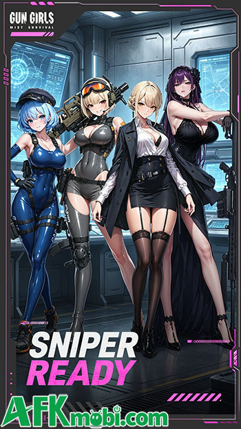 Cùng những nữ xạ thủ gợi cảm tiêu diệt bọn thây ma trong game Gun Girls: Mist Survival 1