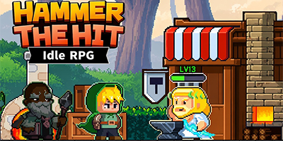 Hammer the Hit: Idle RPG game clicker kết hợp nhàn rỗi lấy chủ đề rèn trang bị đi ngục tối