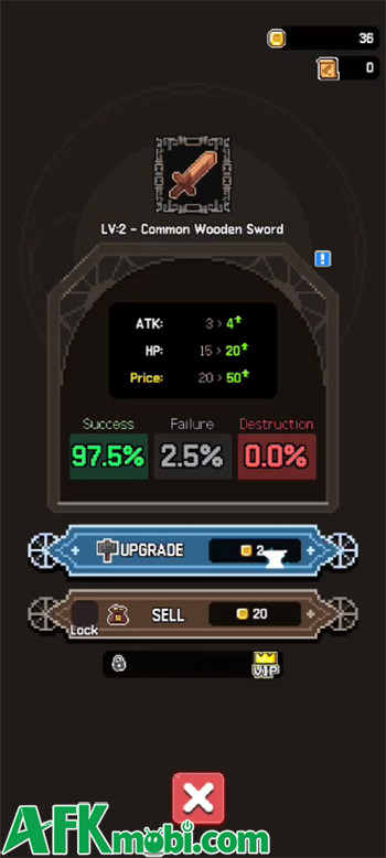 Hammer the Hit: Idle RPG game clicker kết hợp nhàn rỗi lấy chủ đề rèn trang bị đi ngục tối 1