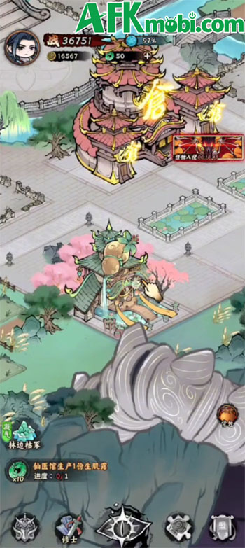 Kim Đan Trường Sinh game tu tiên kết hợp gầy dựng tông môn với lối đồ họa thủy mặc Q-style 0