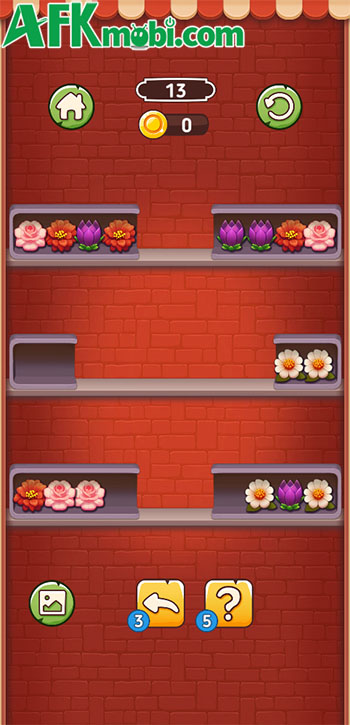 Sắp xếp vật phẩm để hoàn thành đơn hàng của khách trong game giải đố Market Sort 2