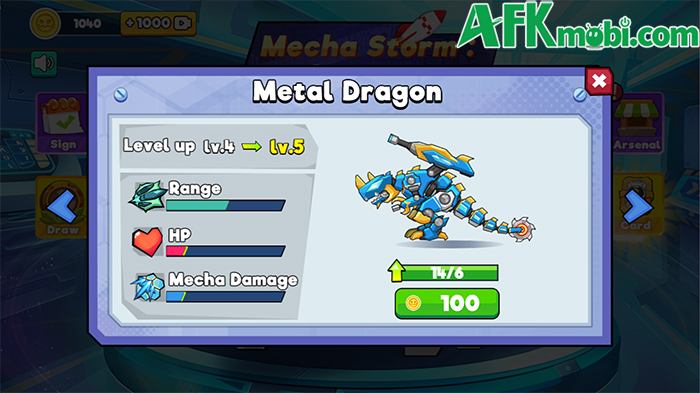Mecha Storm Robot Battle game chiến thuật thả những robot ra chiến đấu tự động 4