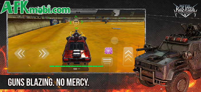 Metal Rampage game hành động điều khiển ô tô chiến đấu gợi nhớ đến Twisted Metal 2