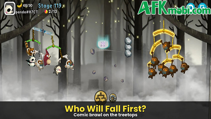 Bắn hạ cho những động vật rơi xuống đất trong game Monkey Battle: Swing Shot 4 Bắn hạ cho những động vật rơi xuống đất trong game Monkey Battle: Swing Shot 4
