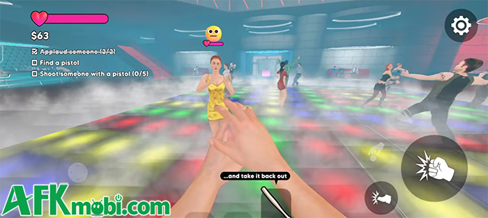 Tự do tiến hành quậy phá trong một hộp đêm tại tựa game NightClub Simulator 1