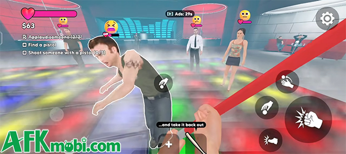 Tự do tiến hành quậy phá trong một hộp đêm tại tựa game NightClub Simulator 2