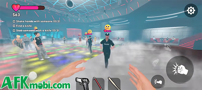 Tự do tiến hành quậy phá trong một hộp đêm tại tựa game NightClub Simulator 3