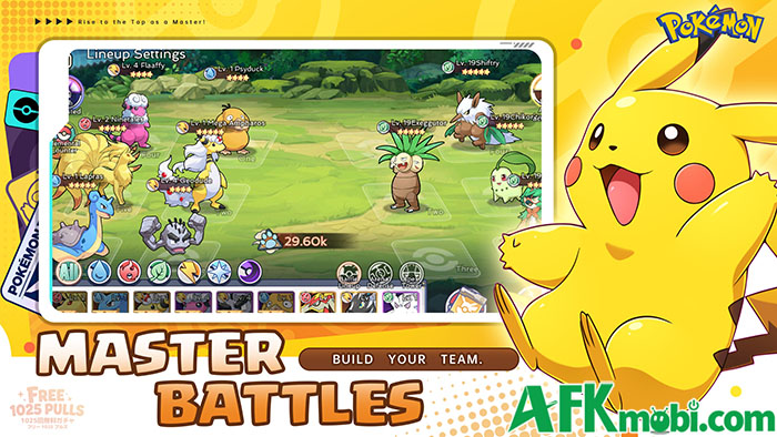 Pocket Monster: Fortress game đấu thú chiến thuật kết hợp idle lấy chủ đề Pokémon 2
