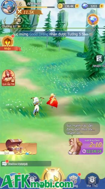 Trải nghiệm Thần Ma Arena game đấu tướng mang một phần chất fantasy của Warcraft 6