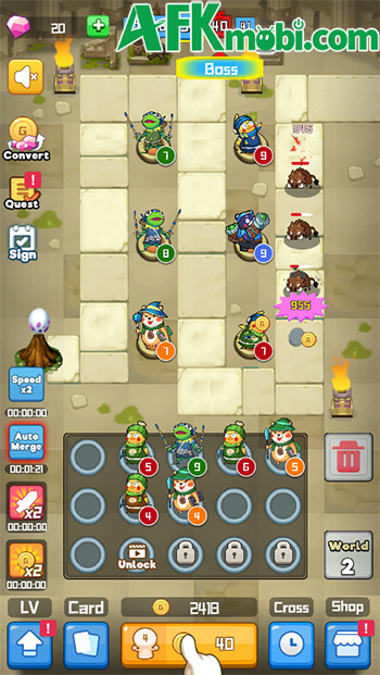 Rush Royale Tower Defense game phòng thủ nhàn rỗi cần người chơi bảo vệ một quả trứng 0
