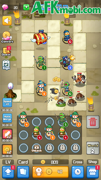 Rush Royale Tower Defense game phòng thủ nhàn rỗi cần người chơi bảo vệ một quả trứng 3