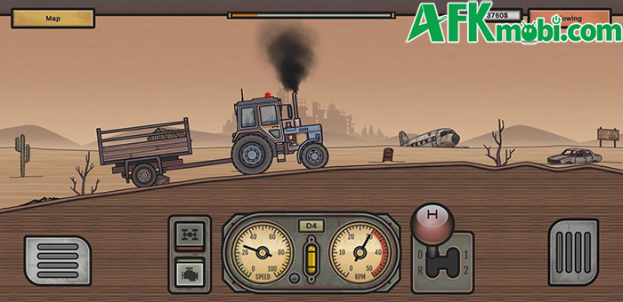 Lái xe giao hàng trong thế giới hậu tận thế tại game Rust Truck: Wasteland Delivery 0