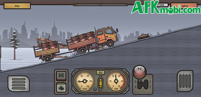 Lái xe giao hàng trong thế giới hậu tận thế tại game Rust Truck: Wasteland Delivery 4