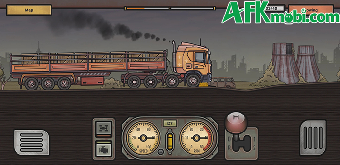 Lái xe giao hàng trong thế giới hậu tận thế tại game Rust Truck: Wasteland Delivery 5