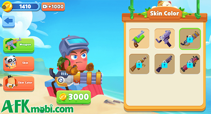 Sausage Man Shooting Adventure game hành động điều khiển người xúc xích chiến đấu 4