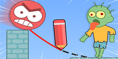 Vẽ để quả bom lăn nổ tanh bành xác sống trong game casual Save Us Hello Zombie