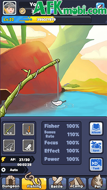 Nhấn rèn trang bị cho nhân vật của bạn sử dụng chiến đấu trong game Smithing Master 5