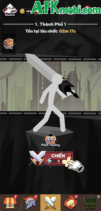 Stickman Survivor: Idle RPG với những cuộc chiến sinh tồn tự động của người que 0