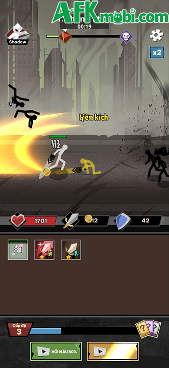 Stickman Survivor: Idle RPG với những cuộc chiến sinh tồn tự động của người que 1