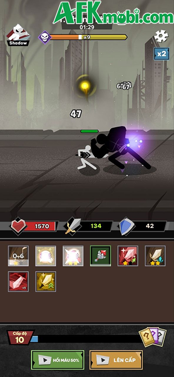 Stickman Survivor: Idle RPG với những cuộc chiến sinh tồn tự động của người que 3
