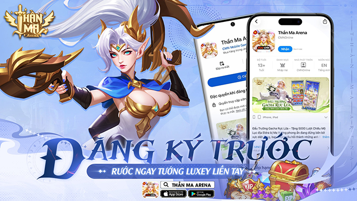 Thần Ma Arena mở đăng ký trước, chơi lớn tặng tướng mạnh Luxey chào đón ngày ra mắt 13/5 3