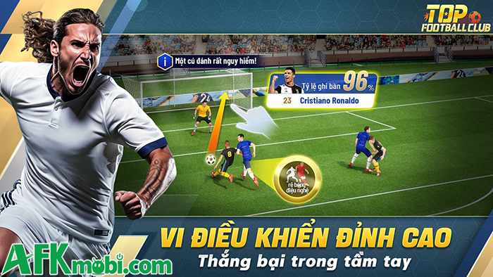 TOP Football Club game bóng đá chiến thuật kết hợp quản lý đội bóng cập bến Việt Nam 2