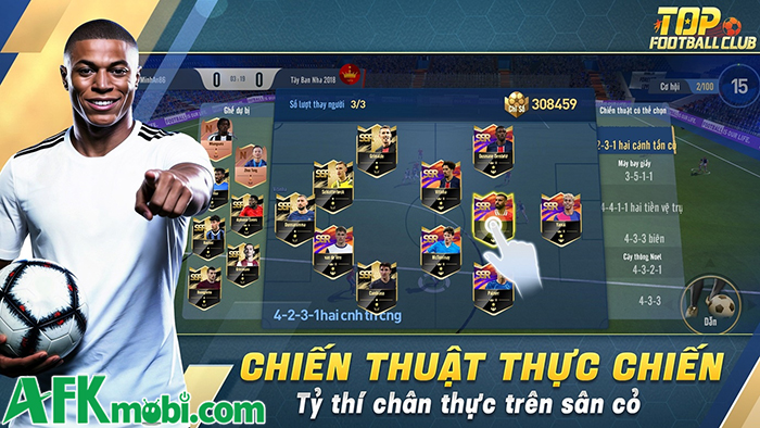 TOP Football Club game bóng đá chiến thuật kết hợp quản lý đội bóng cập bến Việt Nam 3