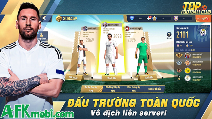 TOP Football Club game bóng đá chiến thuật kết hợp quản lý đội bóng cập bến Việt Nam 4