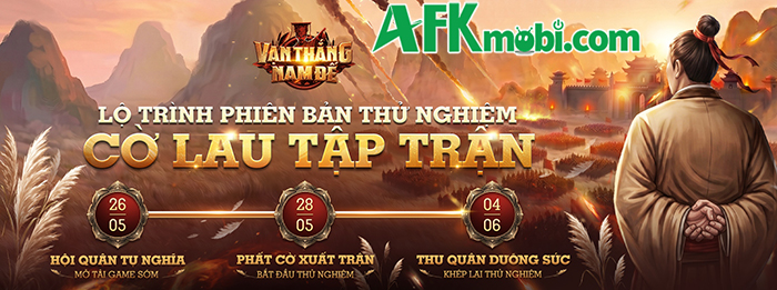 Game SLG dã sử Vạn Thắng Nam Đế ấn định ngày bắt đầu phiên bản thử nghiệm 5